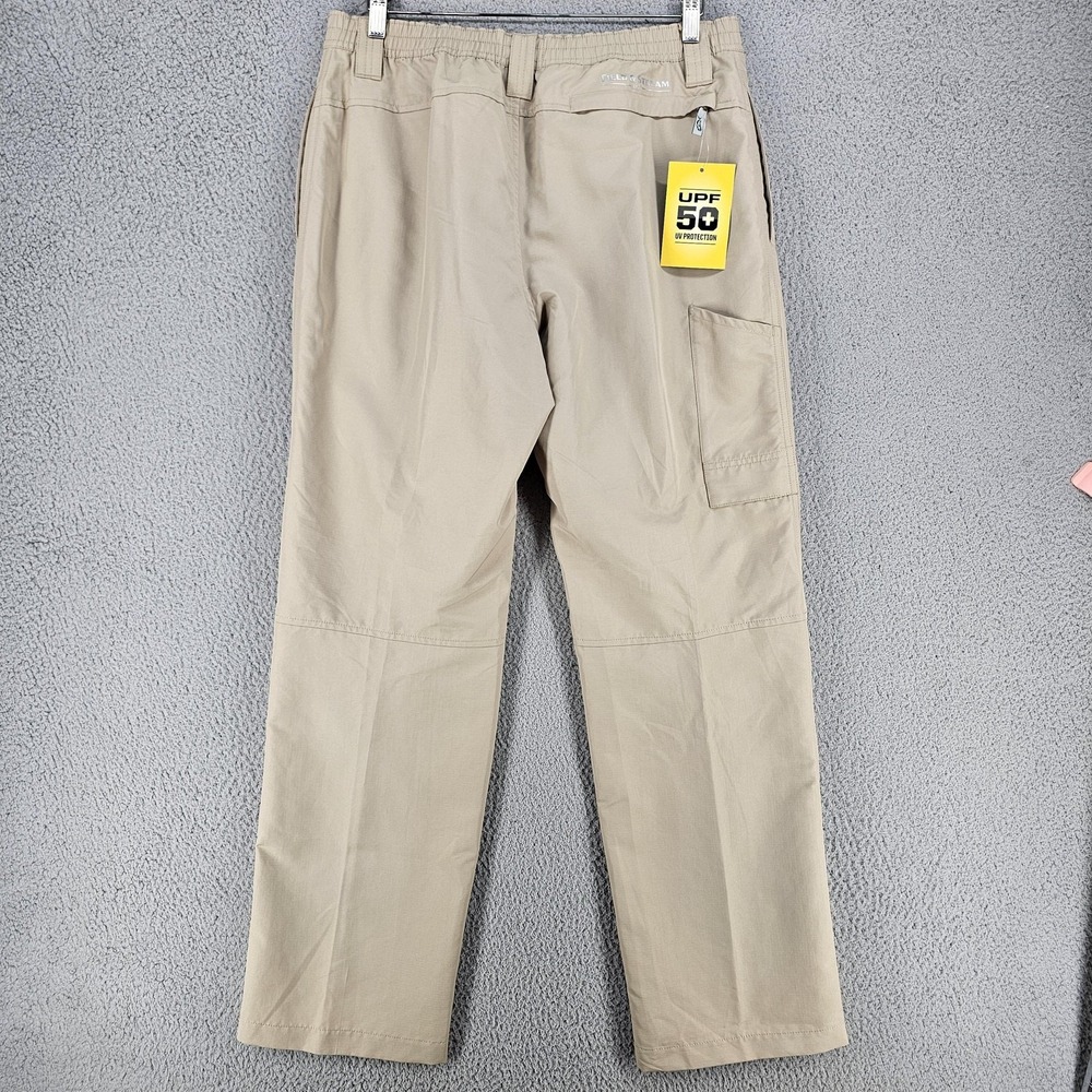 Field & Stream Harbor Fishing Pants Mens Medium Khaki SmartWick UPF 50+ - Picture 5 of 13